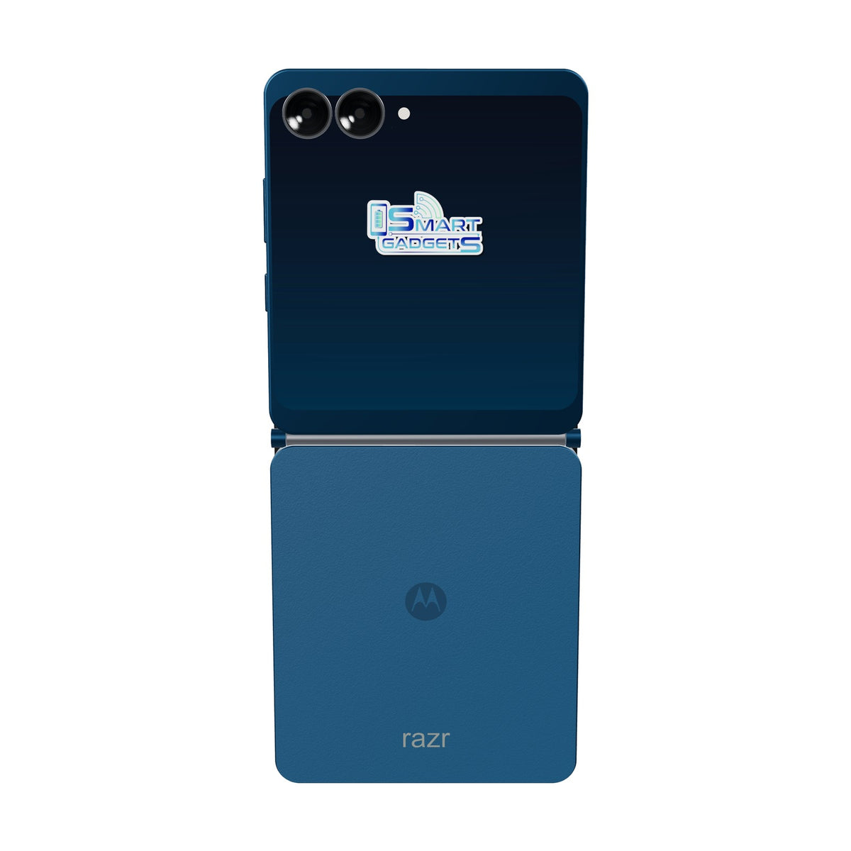 Motorola Razr 60 512GB azul, vista trasera con la cámara