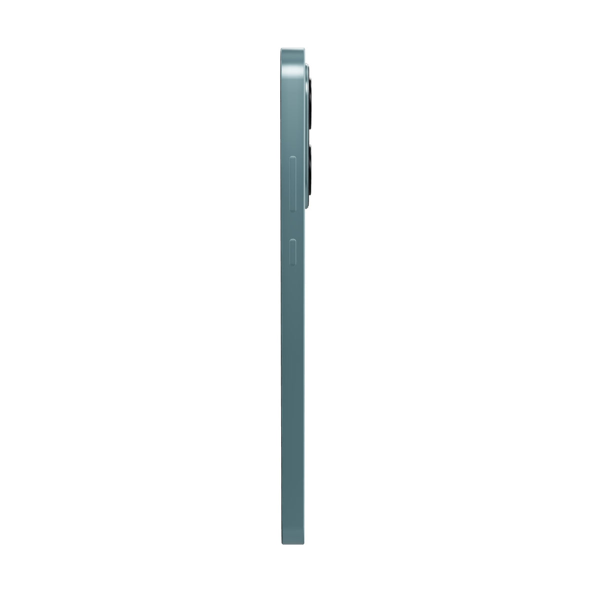 Xiaomi POCO C85 256GB verde, vista de canto mostrando el grosor