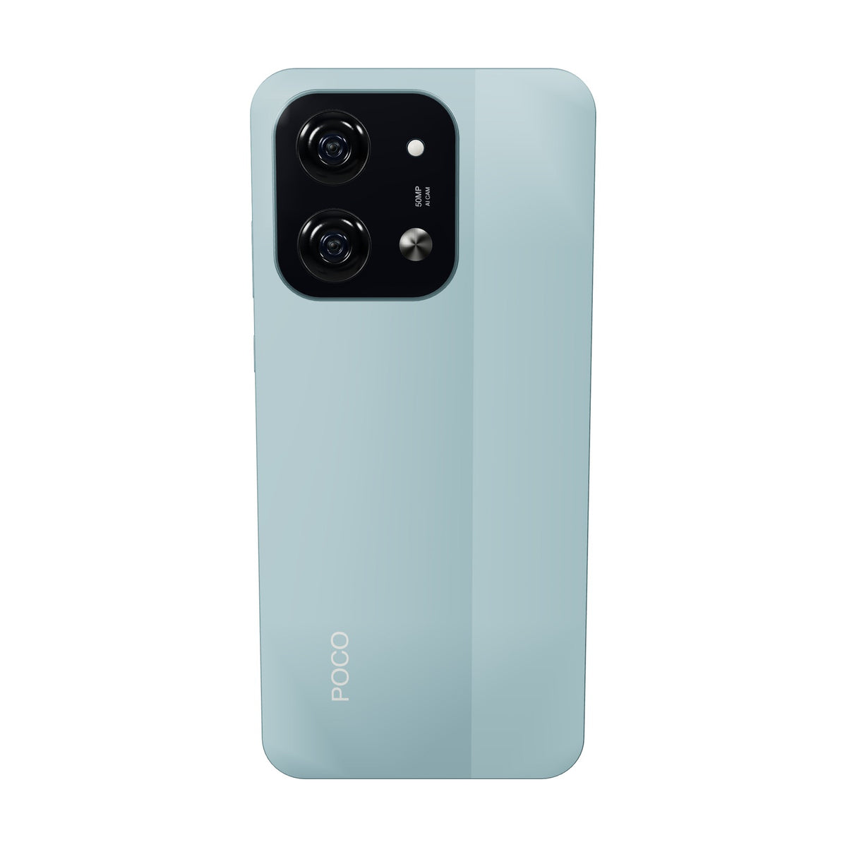 Xiaomi POCO C85 256GB verde, vista trasera con la cámara