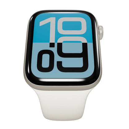 3D · Blanco Estelar · Apple Watch SE 3 blanco estelar