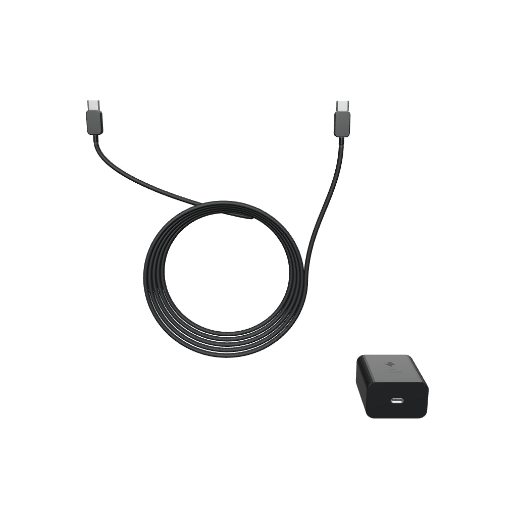 Cargador original Samsung 45W en 3D