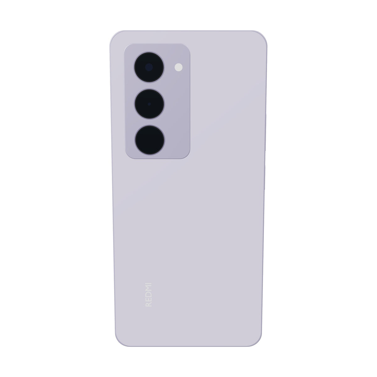 Xiaomi Redmi 15 128GB morado, vista trasera con la cámara