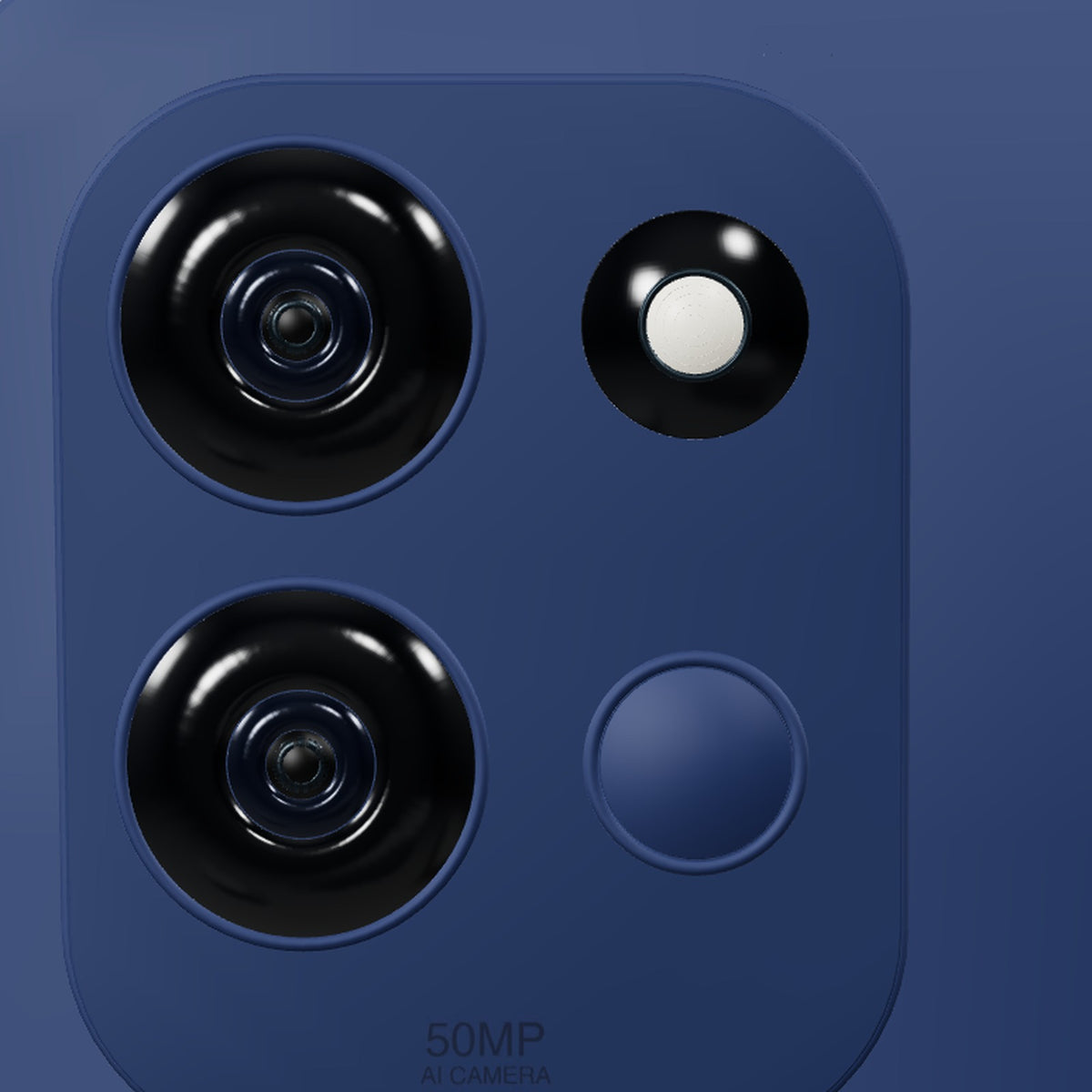 Xiaomi Redmi 17 128GB azul, primer plano de la isla de cámaras
