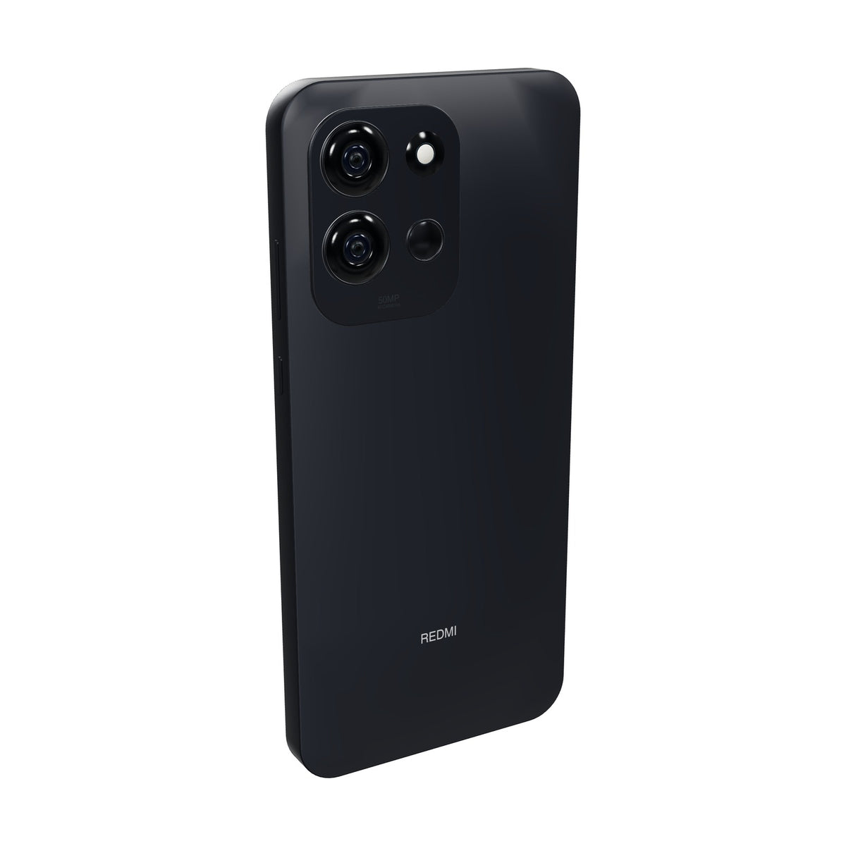 Xiaomi Redmi 17 128GB negro, vista en ángulo de tres cuartos