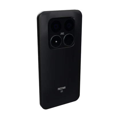 Xiaomi Redmi Note 15 Pro 5G 256GB negro, vista en ángulo de tres cuartos