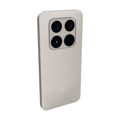 Xiaomi Redmi Note 15 Pro 5G 256GB titanio, vista en ángulo de tres cuartos