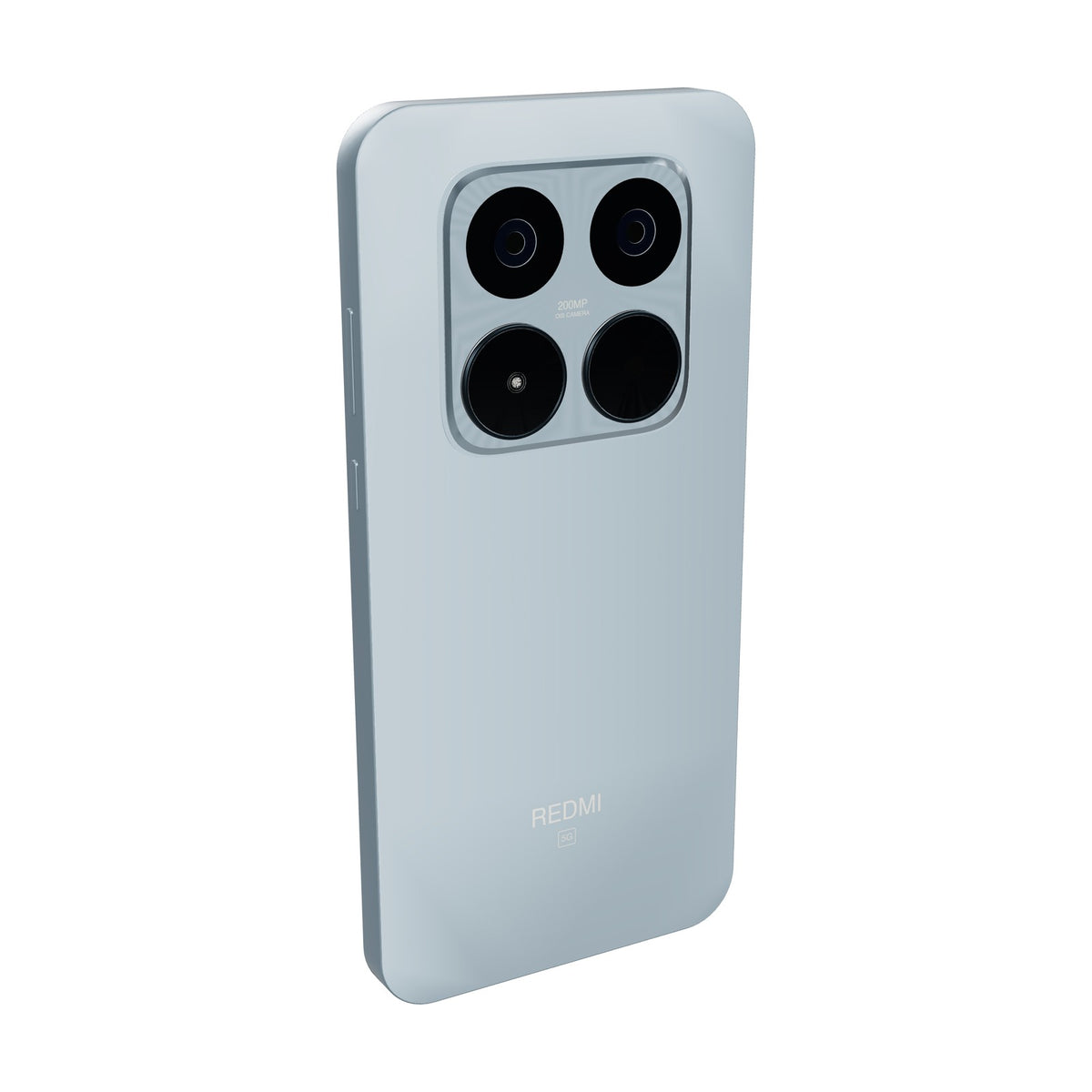 Xiaomi Redmi Note 15 Pro Plus 5G 256GB azul, vista en ángulo de tres cuartos