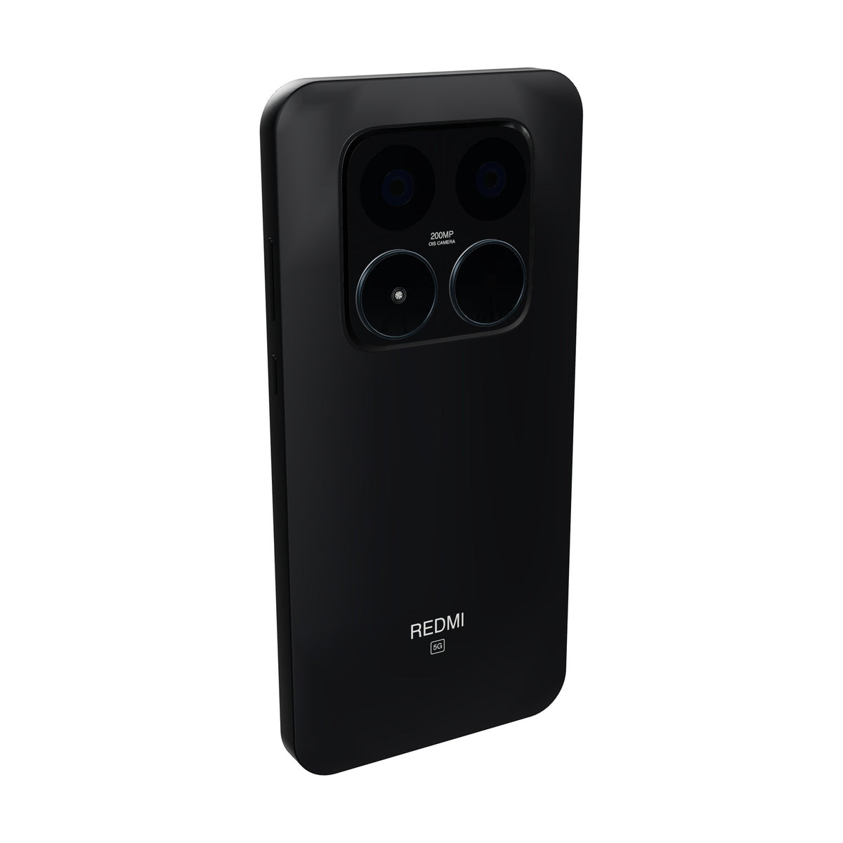 Xiaomi Redmi Note 15 Pro Plus 5G 256GB negro, vista en ángulo de tres cuartos
