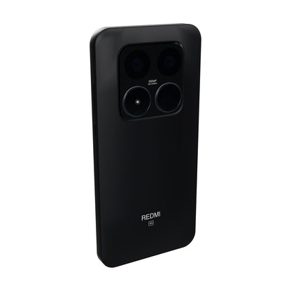 Xiaomi Redmi Note 15 Pro Plus 5G 256GB negro, vista en ángulo de tres cuartos