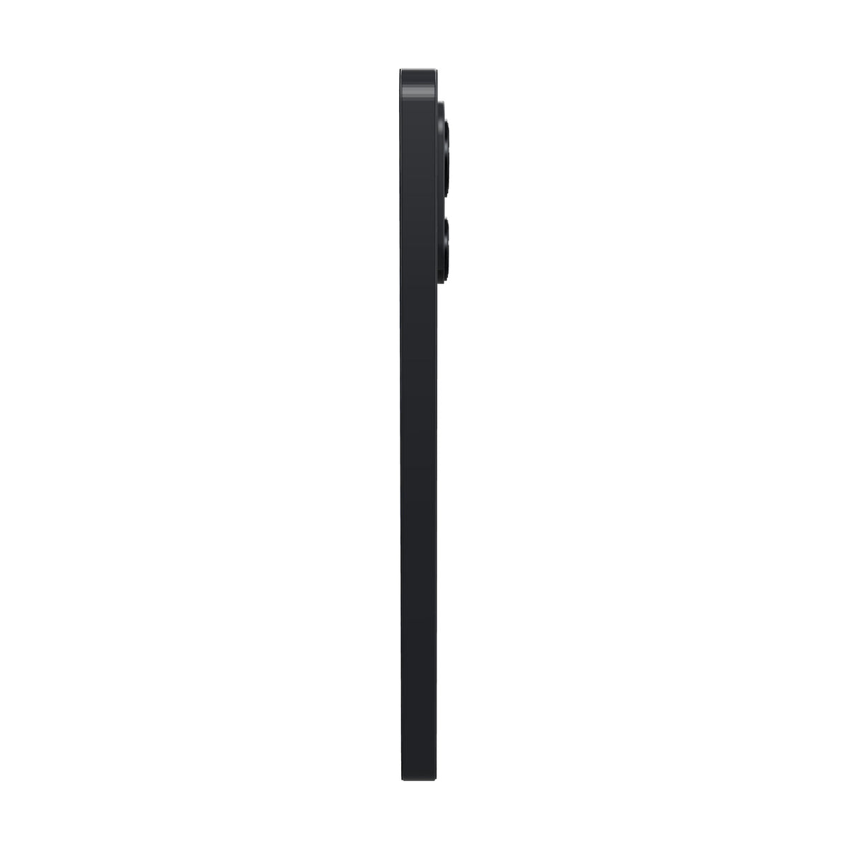 Xiaomi Redmi Note 17 4G 256GB negro, vista de canto mostrando el grosor