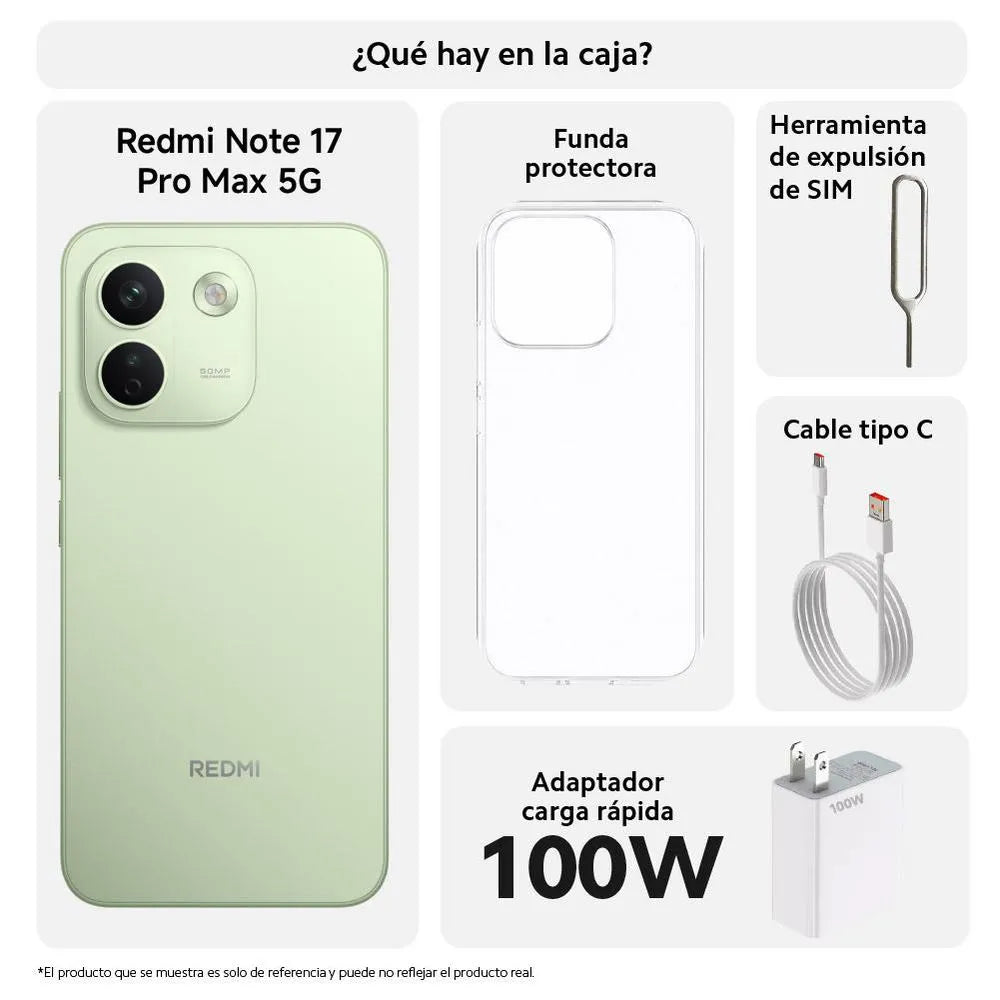 XIAOMI REDMI NOTE 17 PRO MAX 5G 512GB 8GB RAM Verde
