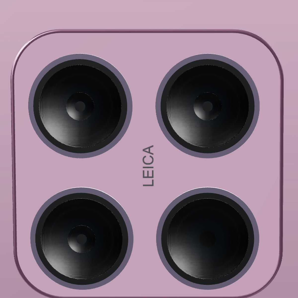 Xiaomi 17T 512GB violeta, primer plano de la isla de cámaras