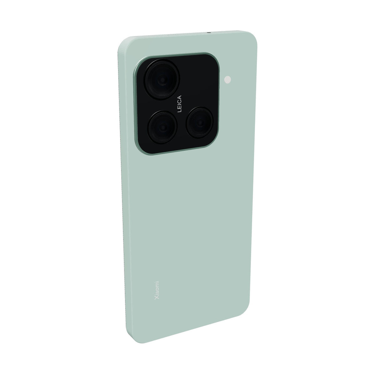 Xiaomi Mi 15 5G 512GB verde, vista en ángulo de tres cuartos