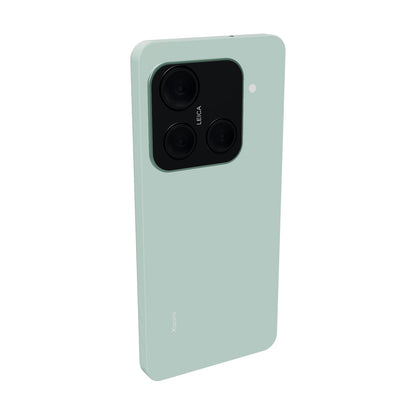 Xiaomi Mi 15 5G 512GB verde, vista en ángulo de tres cuartos