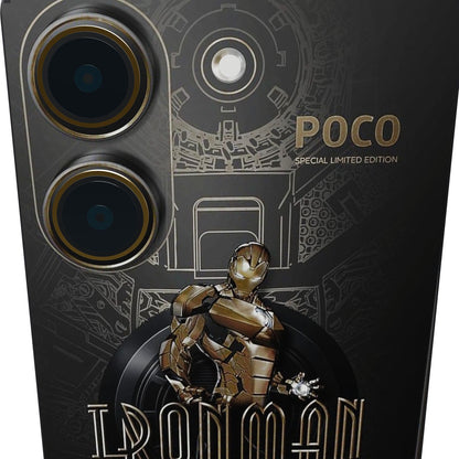 Xiaomi POCO X8 Pro 5G 512GB edición Iron Man, primer plano de la isla de cámaras