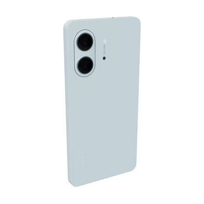 Xiaomi POCO X8 Pro Max 256GB azul, vista en ángulo de tres cuartos