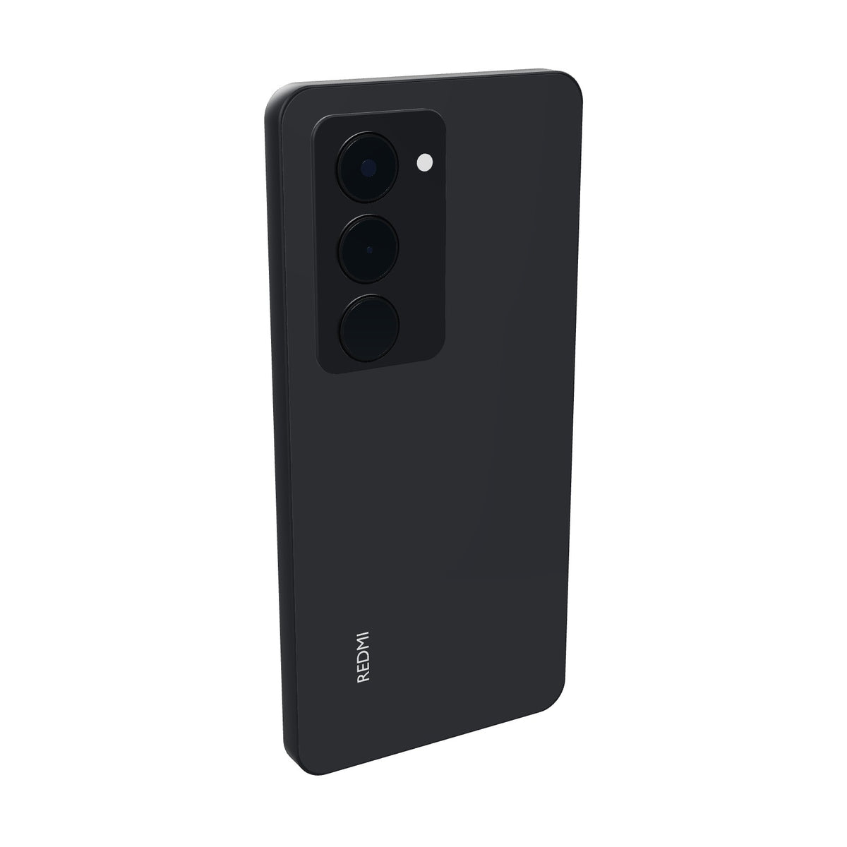 Xiaomi Redmi 15 256GB negro, vista en ángulo de tres cuartos