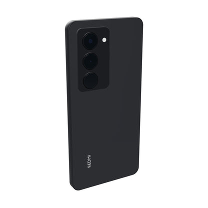 Xiaomi Redmi 15 256GB negro, vista en ángulo de tres cuartos