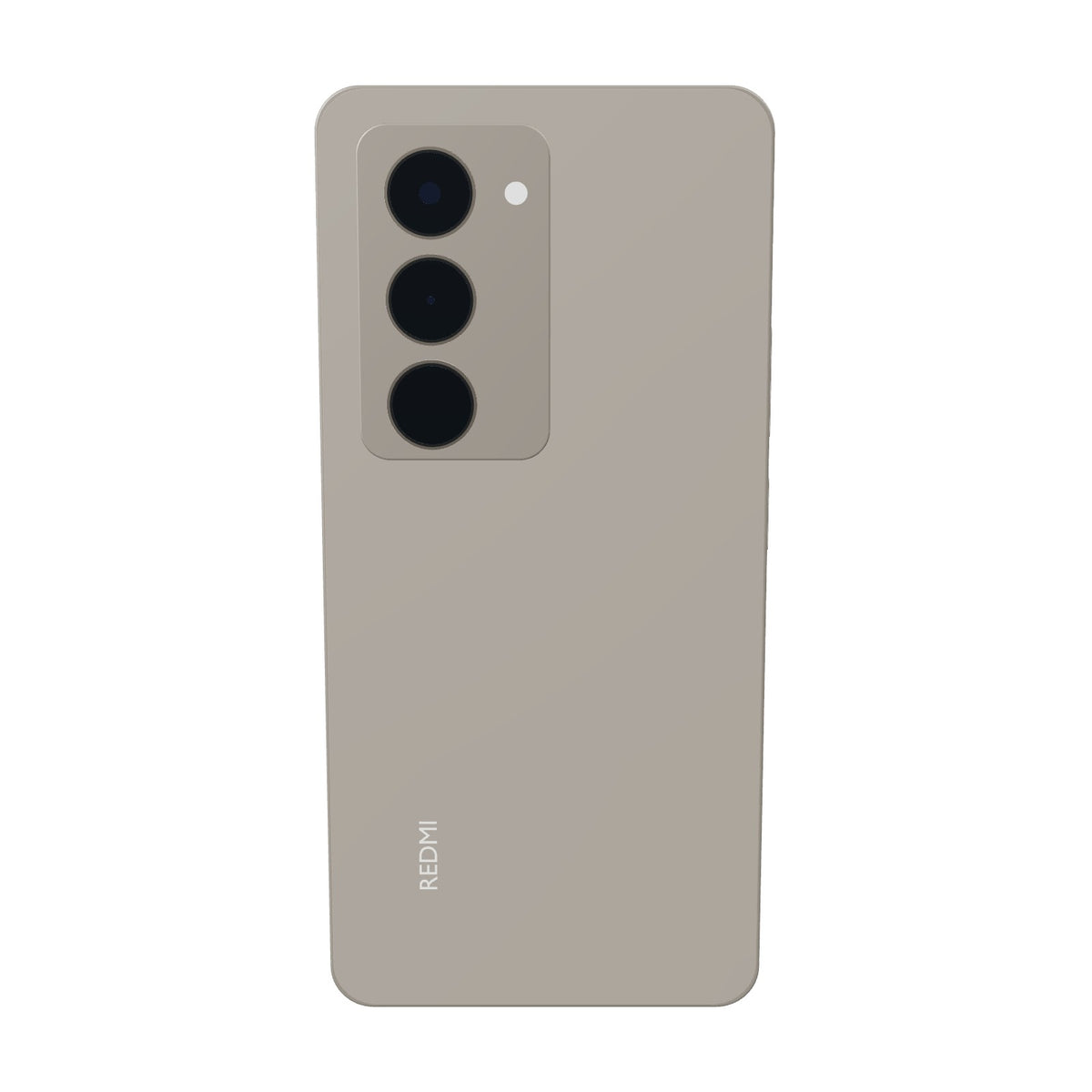 Xiaomi Redmi 15 256GB plata, vista trasera con la cámara