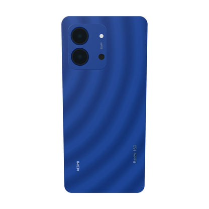 Xiaomi Redmi 15C 128GB azul, vista trasera con la cámara