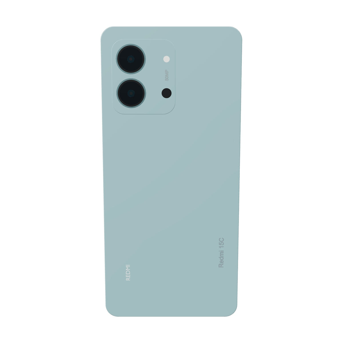 Xiaomi Redmi 15C 128GB verde, vista trasera con la cámara