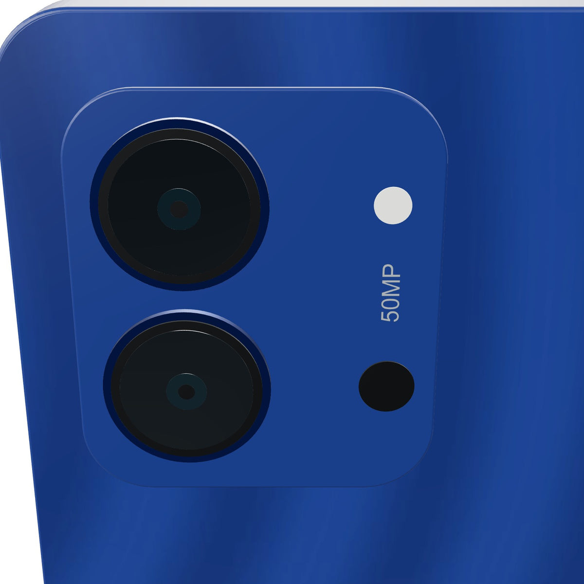 Xiaomi Redmi 15C 256GB 8GB RAM azul, primer plano de la isla de cámaras