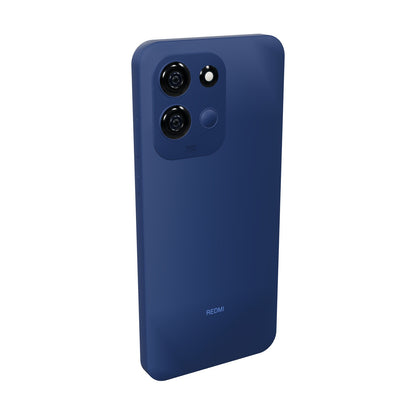 Xiaomi Redmi 17 256GB azul, vista en ángulo de tres cuartos