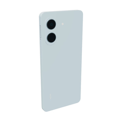 Xiaomi Redmi A7 64GB azul, vista en ángulo de tres cuartos