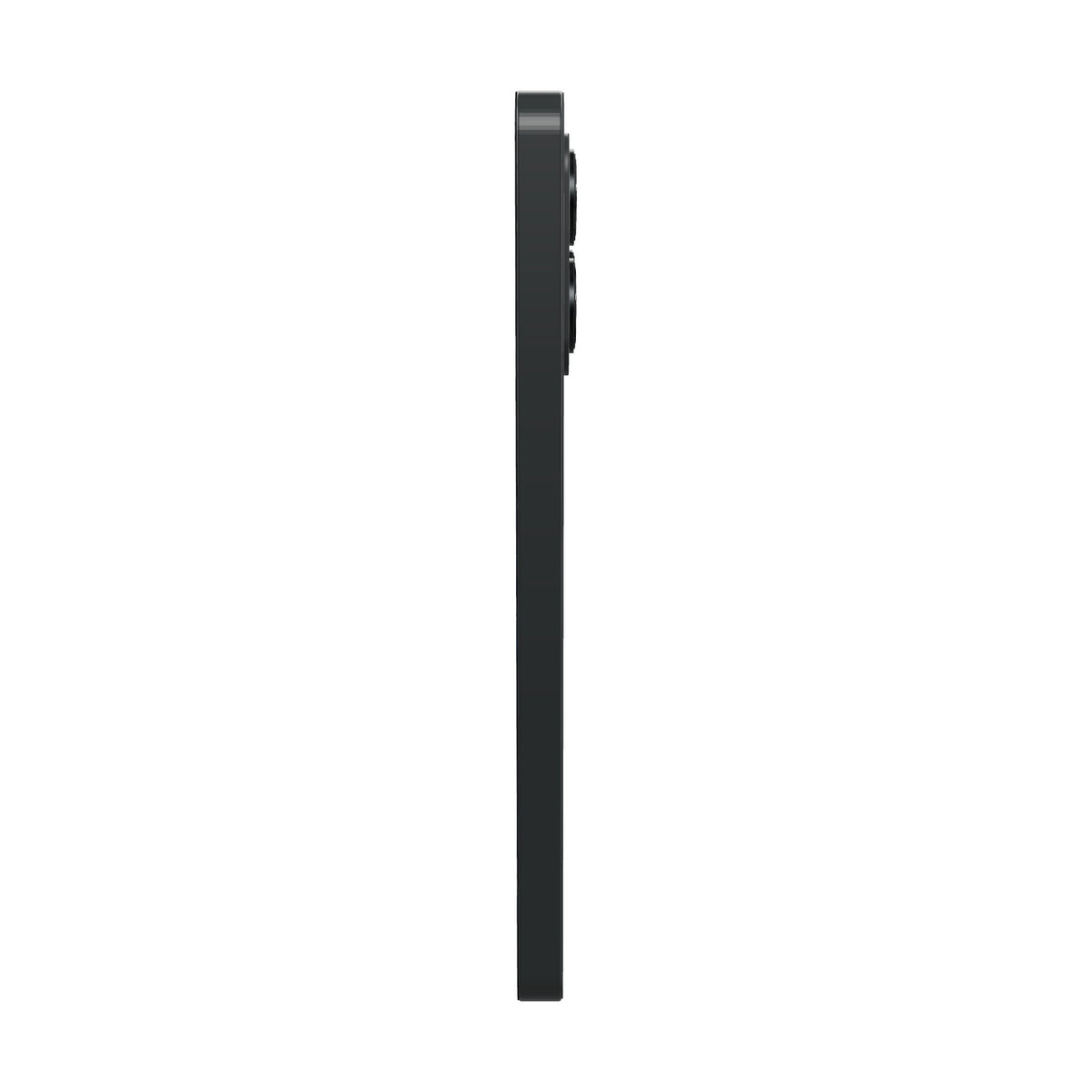 Xiaomi Redmi Note 14 128GB negro, vista de canto mostrando el grosor