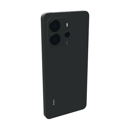 Xiaomi Redmi Note 14 128GB negro, vista en ángulo de tres cuartos