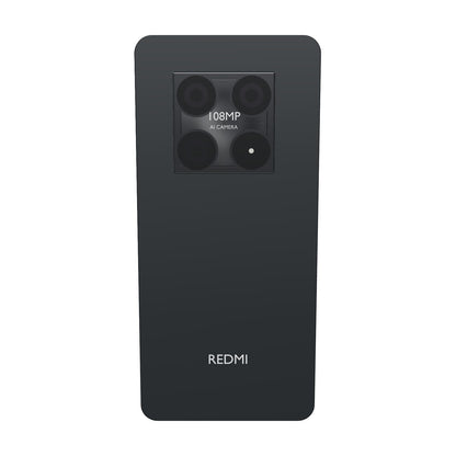 Xiaomi Redmi Note 15 4G 128GB negro, vista trasera con la cámara