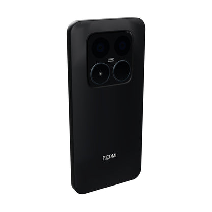 Xiaomi Redmi Note 15 Pro 4G 256GB negro, vista en ángulo de tres cuartos
