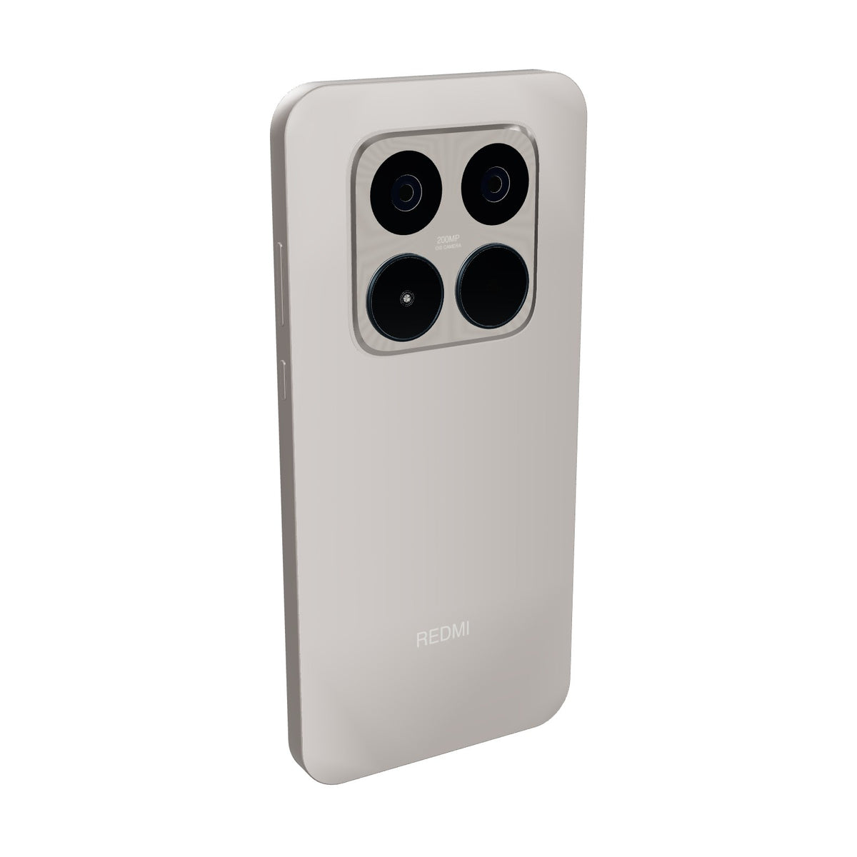 Xiaomi Redmi Note 15 Pro 4G 512GB titanio, vista en ángulo de tres cuartos