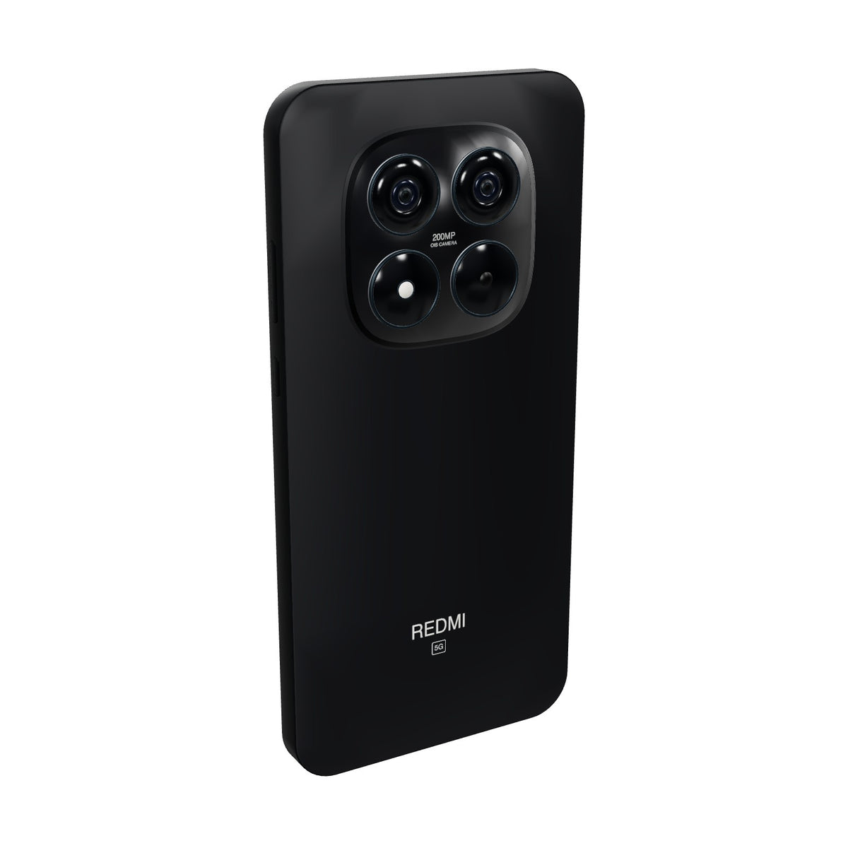 Xiaomi Redmi Note 15 Pro 5G 512GB negro, vista en ángulo de tres cuartos