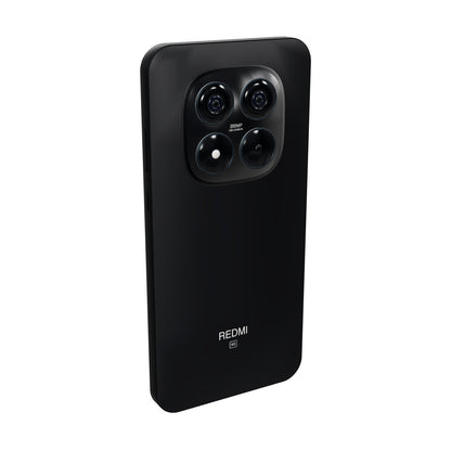 Xiaomi Redmi Note 15 Pro 5G 512GB negro, vista en ángulo de tres cuartos