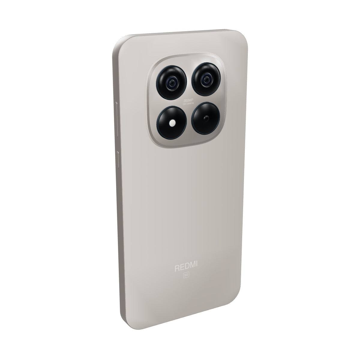 Xiaomi Redmi Note 15 Pro 5G 512GB titanio, vista en ángulo de tres cuartos