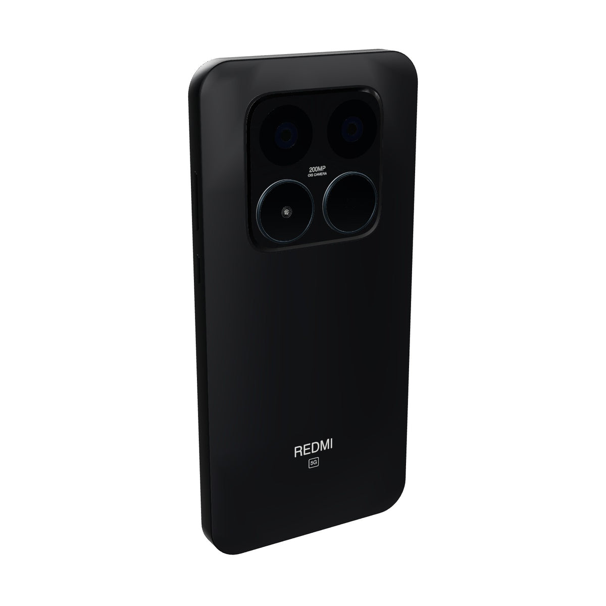 Xiaomi Redmi Note 15 Pro Plus 5G 512GB negro, vista en ángulo de tres cuartos