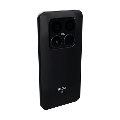 Xiaomi Redmi Note 15 Pro Plus 5G 512GB negro, vista en ángulo de tres cuartos